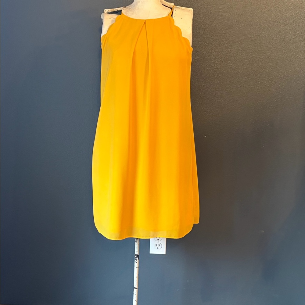 BCX Golden Sleeveless Dress